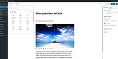 Wordpress.org : Créer un article